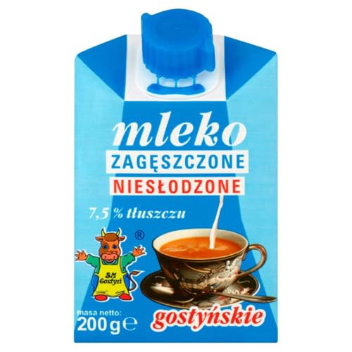 Kondensmilch ''Gostynskie Nieslodzone'' ungezuckert 200g Kondensmilch ''Gostynskie Nieslodzone'' ungezuckert 200g von SM Gostyn
