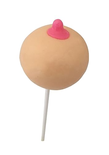 Lutscher mit witzigen Motiven aus Zucker oder Schokolade - Scherzartikel JGA Fun Lollipop Penis Lolli Vagina Lolly (Busen) von SMASH-ME