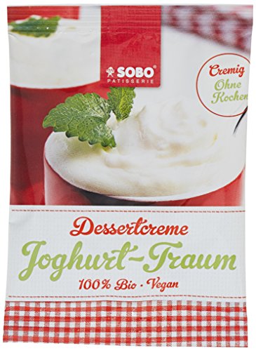 Sobo Naturkost Dessertcreme Joghurt-Traum, 12er Pack (12 x 58 g) von SOBO Naturkost