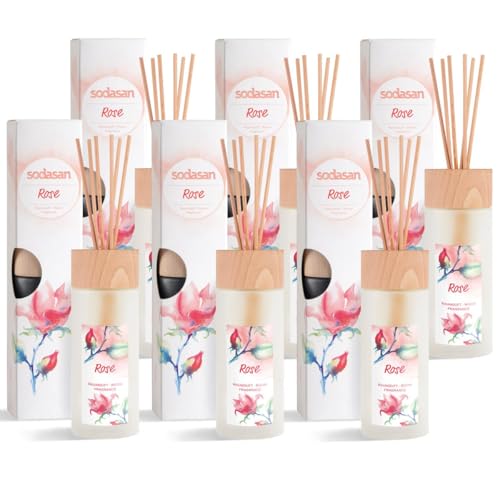 Raumduft Rose 6 x 200 ml von SODASAN