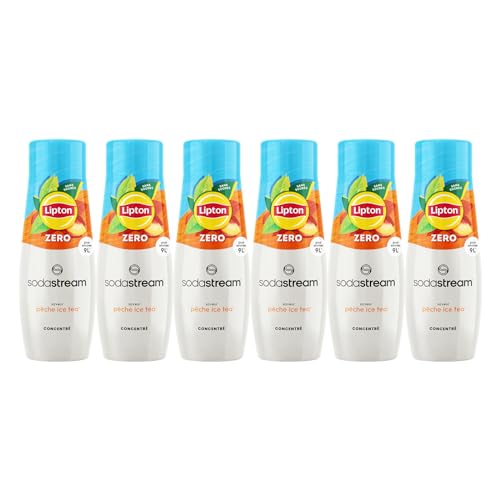 Set mit 6 Lipton-Eistee-Konzentraten, Pfirsichgeschmack, ohne Zucker SODASTREAM 440 ml Set mit 6 Lipton-Eistee-Konzentraten, Pfirsichgeschmack, ohne Zucker SODASTREAM 440 ml von SODASTREAM