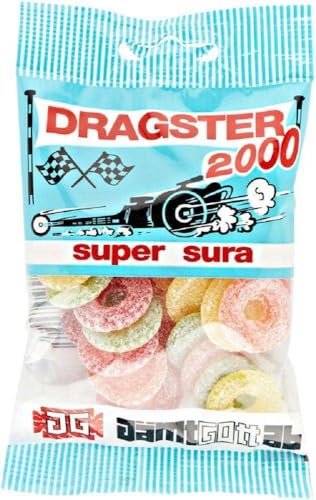 Dragster 2000 Super Sour Gummibonbons 3 Packungen of 50g SÖPÖSÖPÖ pack (SOPOSOPO) von SÖPÖSÖPÖ