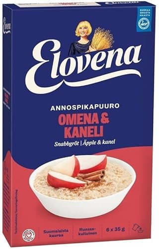 Elovena Apfel-Zimt Instant-Haferbrei 1 Packung à 210 g SÖPÖSÖPÖ Pack (SOPOSOPO) von SÖPÖSÖPÖ