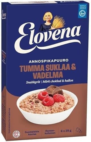 Elovena Blätterteig mit Zartbitterschokolade und Himbeere – 1 Packung à 210 g SÖPÖSÖPÖ Pack (SOPOSOPO) von SÖPÖSÖPÖ