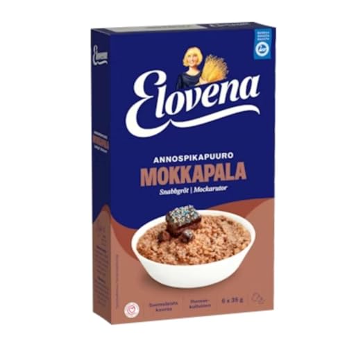 Elovena Mocha Instant Porridge Oat Fiber Rich 1 Box of 210g SÖPÖSÖPÖ pack (SOPOSOPO) von SÖPÖSÖPÖ