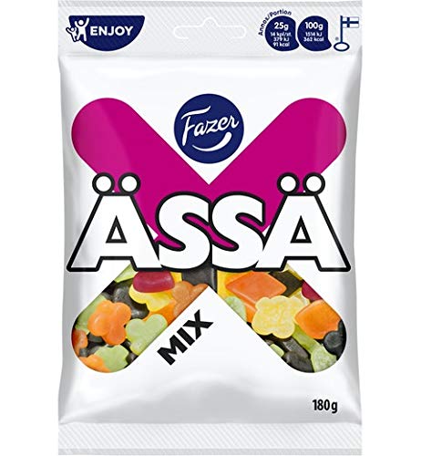 Fazer Assa MIX Gummiartig 10 Packungen of 180g SÖPÖSÖPÖ pack (SOPOSOPO) von SÖPÖSÖPÖ