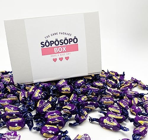 Fazer Dumle Lakritze Toffee Schokolade lose Gewicht 2lb 900g Tasche in einer Söpösöpö Box Finnische Süßigkeiten von SÖPÖSÖPÖ