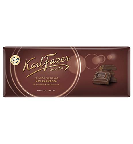 Fazer Karl Fazer 47% Dark Schokolade 10 Riegel of 200g SÖPÖSÖPÖ pack (SOPOSOPO) von SÖPÖSÖPÖ