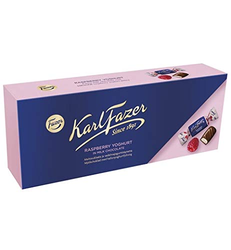 Fazer Karl Fazer Raspberry yoghurt Schokolade 1 Kasten of 270g SÖPÖSÖPÖ pack (SOPOSOPO) von SÖPÖSÖPÖ