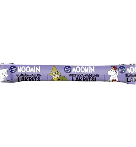 Fazer Moomin Blueberry-raspberry Lakritze 10 Riegel of 20g SÖPÖSÖPÖ pack (SOPOSOPO) von SÖPÖSÖPÖ
