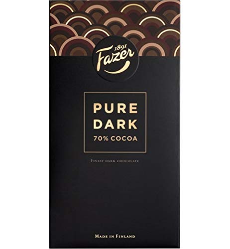 Fazer PureDark 70% cocoa Schokolade 16 Packungen of 95g SÖPÖSÖPÖ pack (SOPOSOPO) von SÖPÖSÖPÖ