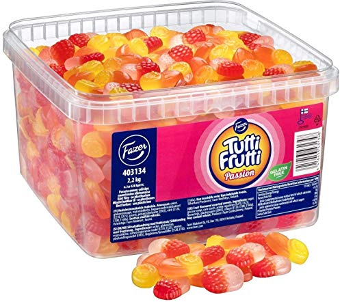 Fazer Tutti Frutti Passion loosweight Gummy 1 Box of 2.2kg 6.3oz SÖPÖSÖPÖ pack (SOPOSOPO) von SÖPÖSÖPÖ