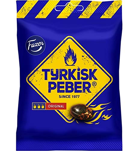 Fazer Tyrkisk Peber Original Lakritze 2 Packungen of 150g SÖPÖSÖPÖ pack (SOPOSOPO) von SÖPÖSÖPÖ