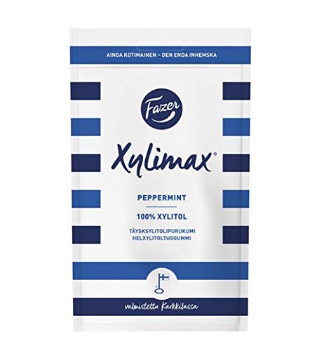 Fazer Xylimax Peppermint full xylitol Chewing gum 1 Pack of 80g 6.3oz SÖPÖSÖPÖ pack (SOPOSOPO) von SÖPÖSÖPÖ