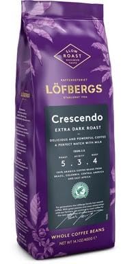 Lofbergs Crescendo Whole Bean Coffee 2 Packs of 400g von SÖPÖSÖPÖ