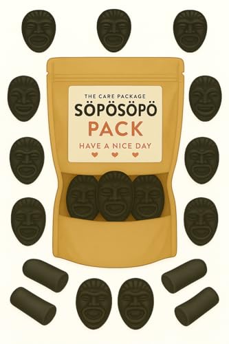 SÖPÖSÖPÖ Scandinavian Treat Pack – King Kong Lakritz – 150g Nordische Süßigkeitentüte – Klassische finnische Lakritze seit den 1960er Jahren – Tiefer Geschmack, traditionelle Textur – soposopo Pack von SÖPÖSÖPÖ