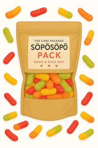 SÖPÖSÖPÖ Skandinavisches Naschpaket – Ässä Ruuvit Fruchtgummis – 150g Nordische Süßigkeitentüte – Pfirsich, Banane, Grapefruit & Himbeere – Lustige Formen, Vegan SÖPÖSÖPÖ Pack SÖPÖSÖPÖ Skandinavisches Naschpaket – Ässä Ruuvit Fruchtgummis – 150g Nordische Süßigkeitentüte – Pfirsich, Banane, Grapefruit & Himbeere – Lustige Formen, Vegan SÖPÖSÖPÖ Pack von SÖPÖSÖPÖ
