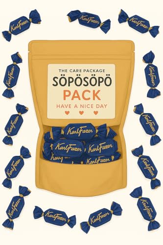 SÖPÖSÖPÖ Skandinavisches Naschpaket – Milchschokolade – 150g Nordische Süßigkeitentüte – Finnlands beliebteste Schokolade – Zart & Cremig SÖPÖSÖPÖ-Pack von SÖPÖSÖPÖ