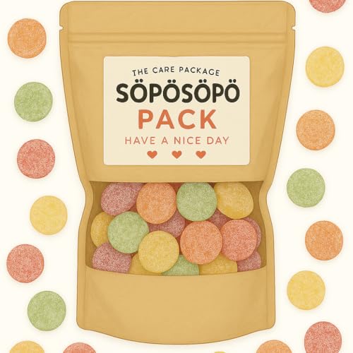 SÖPÖSÖPÖ Skandinavisches Naschpaket – Pantteri Hedelmä Fruchtgummis – 150g Nordische Süßigkeitentüte – Zuckerüberzogene Frucht-Weingummis – Finnischer Pick-&-Mix-Favorit – SÖPÖSÖPÖ Pack von SÖPÖSÖPÖ