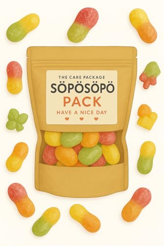 SÖPÖSÖPÖ Skandinavisches Naschpaket – Remix Happokielet Sauerstreifen – 150g Nordische Süßigkeitentüte – Spritzige & Fruchtige Vegane Gummibärchen – Bunter Party-Favorit SÖPÖSÖPÖ Pack von SÖPÖSÖPÖ