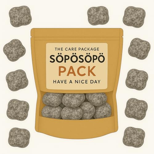 SÖPÖSÖPÖ Skandinavisches Naschpaket – Salmiakkitassu Salzlakritz-Pfoten – 150g Nordische Süßigkeitentüte – Finnisches Salmiakki mit verspieltem Touch – Kräftig & Kaubar SÖPÖSÖPÖ Pack SÖPÖSÖPÖ Skandinavisches Naschpaket – Salmiakkitassu Salzlakritz-Pfoten – 150g Nordische Süßigkeitentüte – Finnisches Salmiakki mit verspieltem Touch – Kräftig & Kaubar SÖPÖSÖPÖ Pack von SÖPÖSÖPÖ