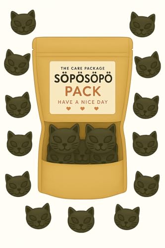 SÖPÖSÖPÖ Skandinavisches Naschpaket – Salta Katten Salzlakritz-Katzen – 150g Nordische Süßigkeitentüte – Klassisches finnisches Salmiakki seit 1952 – Vegan & Natürliche Aromen SÖPÖSÖPÖ Pack von SÖPÖSÖPÖ