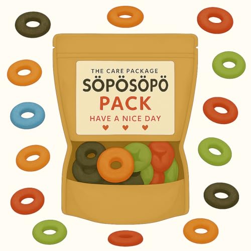 SÖPÖSÖPÖ Skandinavisches Naschpaket – Tyrkisk Peber Hot Rings – 150g Nordische Süßigkeitentüte – Saure, Salzige & Würzige Lakritz-Mischung – Vegan, Ohne Palmöl, Nordische Hitze SÖPÖSÖPÖ-Pack SÖPÖSÖPÖ Skandinavisches Naschpaket – Tyrkisk Peber Hot Rings – 150g Nordische Süßigkeitentüte – Saure, Salzige & Würzige Lakritz-Mischung – Vegan, Ohne Palmöl, Nordische Hitze SÖPÖSÖPÖ-Pack von SÖPÖSÖPÖ