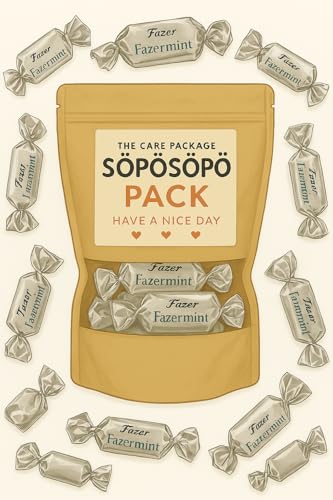 SÖPÖSÖPÖ Skandinavisches Naschpaket – mint Zartbitterschokolade mit zarter Minzfüllung – 150g Nordische Süßigkeitentüte – Elegante Minzschokolade – Geschenkfertiger Beutel SÖPÖSÖPÖ-Pack von SÖPÖSÖPÖ