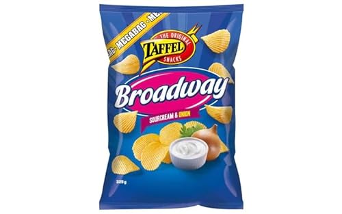 Taffel Broadway sour cream & onion flavored chips 1 Pack of 325g 11.5oz Taffel Broadway sour cream & onion flavored chips 1 Pack of 325g 11.5oz von SÖPÖSÖPÖ
