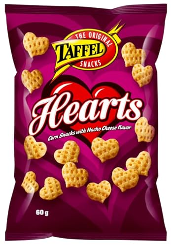 Taffel Hearts corn chips 1 Pack of 60g 2.1oz Taffel Hearts corn chips 1 Pack of 60g 2.1oz von SÖPÖSÖPÖ