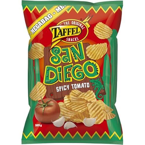 Taffel San Diego spicy tomato flavored chips 1 Pack of 325g 11.5oz Taffel San Diego spicy tomato flavored chips 1 Pack of 325g 11.5oz von SÖPÖSÖPÖ
