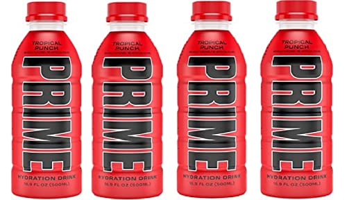 Prime Energy Drink von Logan Paul & KSI, 355 ml, Tropical Punch von SOFTY