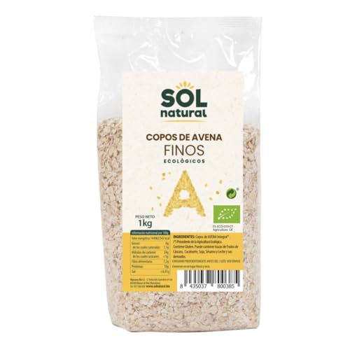 Bio Vollkorn Haferflocken fein (Familie) 1 kg von SOLNATURAL
