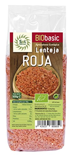 Lentejas rojas bio 500g Sol Natural Lentejas rojas bio 500g Sol Natural von SOLNATURAL