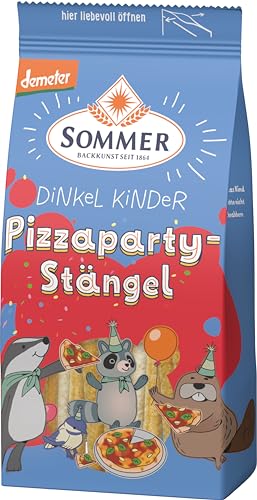 Sommer & Co. Bio Demeter Dinkel Kinder Pizzaparty Stängel (2 x 100 gr) von SOMMER CABLE