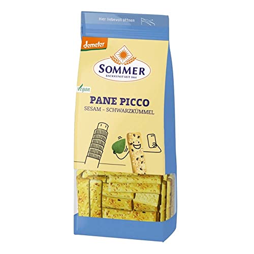 Sommer & Co. Bio Demeter Pane Picco Sesam, vegan (2 x 150 gr) von SOMMER CABLE