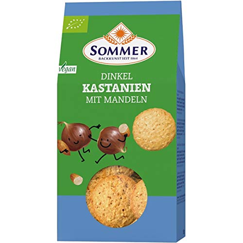 Sommer & Co. Dinkel-Kastanien-Mandel-Plätzchen (150 g) - Bio von SOMMER CABLE