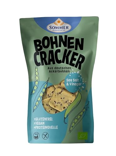SOMMER BACKKUNST: Bohnen Cracker - Sea Salt & Vinegar 100g von SOMMER