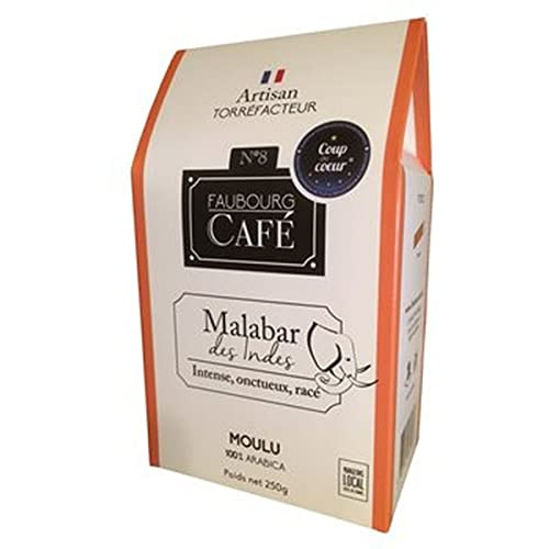 6 Stück *** FAUBOURG CAFE Kaffeebohnen Malabar aus Indien 100% Arabica 250 g *** im Kartonformat von 6 Stück *** 6 Stück *** FAUBOURG CAFE Kaffeebohnen Malabar aus Indien 100% Arabica 250 g *** im Kartonformat von 6 Stück *** von SONDEY