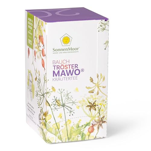 SonnenMoor Bauchgefühl MAWO Kräutertee im Filterbeutel 36 g - ausgleichender Tee im praktischen Filterbeutel von SonnenMoor