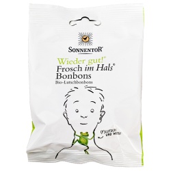 Bonbons Frosch im Hals von SONNENTOR