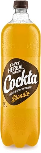 4 Cockta Legendary Taste Fizzy Drinks with Finest Herbal Extract Soft Drink Non Alcoholic Drinks, Coffeinfrei & Orthophosphoric Acid Free New Taste with other side of ORANGE von SORINA