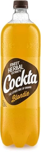 4 Cockta Legendary Taste Fizzy Drinks with Finest Herbal Extract Soft Drink Non Alcoholic Drinks, Coffeinfrei & Orthophosphoric Acid Free New Taste with other side of ORANGE von SORINA