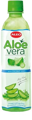 ALEO 0.5L Premium Coconut Aloe Vera Drink - Natural, No Preservatives, No Artificial Colors Superior Taste Award 2025 von SORINA