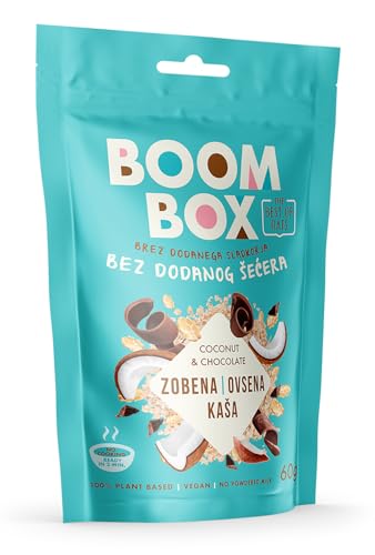 BOOM BOX Haferflocken – gesunde Frühstücksauswahl (Chocolate - 60g) von SORINA