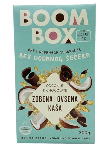 BOOM BOX Haferflocken – gesunde Frühstücksauswahl (coconut/chocolate - 300g) von SORINA