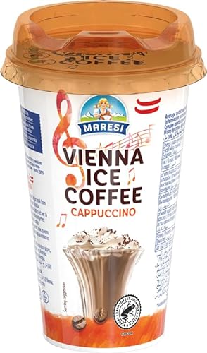 Gönnen Sie sich reichhaltige Aromen mit MAR VIC Premium Ice Coffee 230 ml/10 (10 Pack - 230ml, Cappuccino) von SORINA