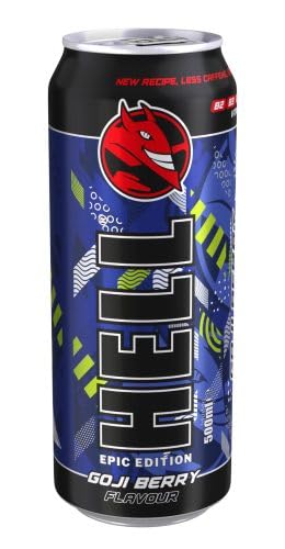 HELL Energy Drink | +20% More Caffeine | Vitamins B2, B3, B6, B12, C & D | No Preservatives | Environmentally Friendly Packaging | 12 x 500 ml | Compatible with HELL Energy HELL Energy Drink | +20% More Caffeine | Vitamins B2, B3, B6, B12, C & D | No Preservatives | Environmentally Friendly Packaging | 12 x 500 ml | Compatible with HELL Energy von SORINA