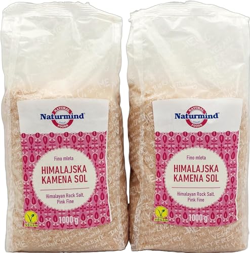 Hochwertiges Himalaya-Salz aus Punjab in Pakistan – 1 kg | 2er-Pack Reines und natürliches Himalaya-Salz | Ethisch beschafft, gesunde Entscheidungen, vielseitige Verwendungsmöglichkeiten… von SORINA