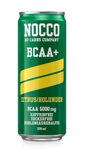 NOCCO BCAA Drink inkl. Pfand - Geschmacksrichtung Apfel - Fitness Drink mit Aloe Vera - Zuckerfrei & Koffeinfrei - No Carbs Company (12 Cans, Citrus) NOCCO BCAA Drink inkl. Pfand - Geschmacksrichtung Apfel - Fitness Drink mit Aloe Vera - Zuckerfrei & Koffeinfrei - No Carbs Company (12 Cans, Citrus) von SORINA